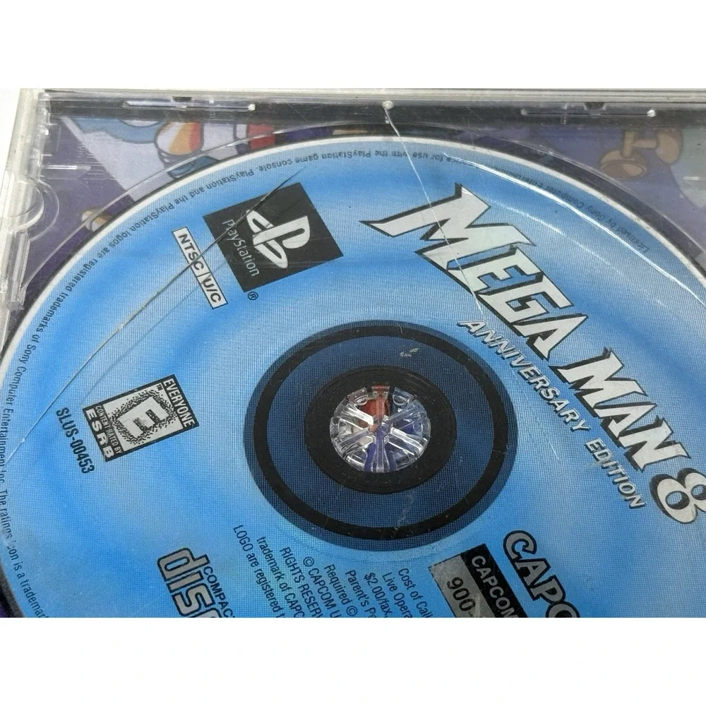Mega Man 8: Anniversary Edition (PlayStation PS1) Disc Only Tested Works
